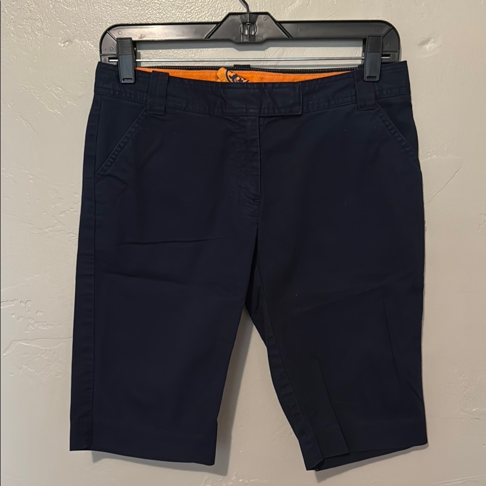 Tory Burch Navy Blue Women's Bermuda Shorts 4